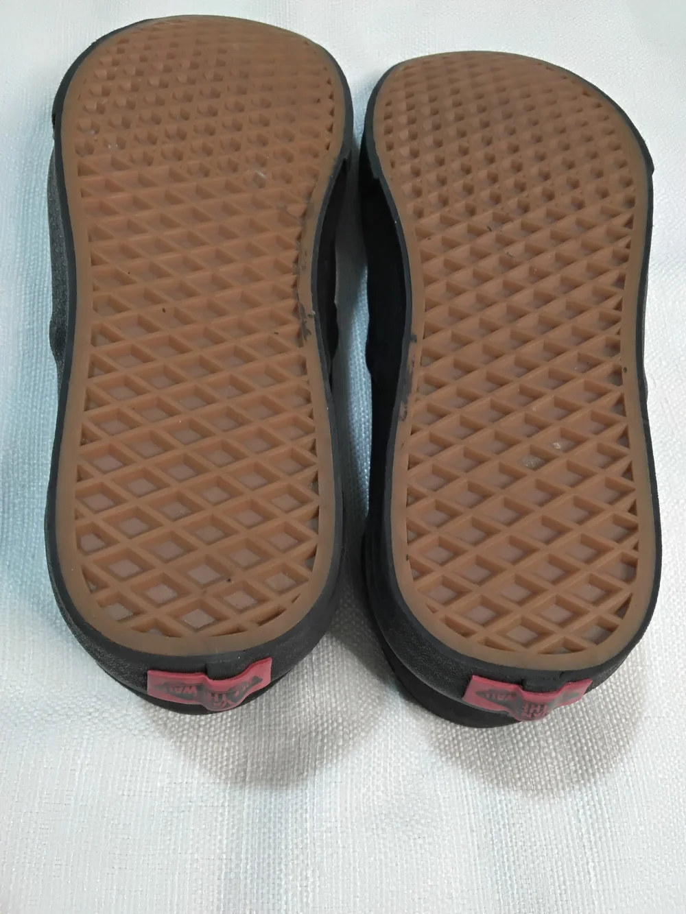 Vans Classic Slip-On Black Canvas Loafers Mens Sz 11.